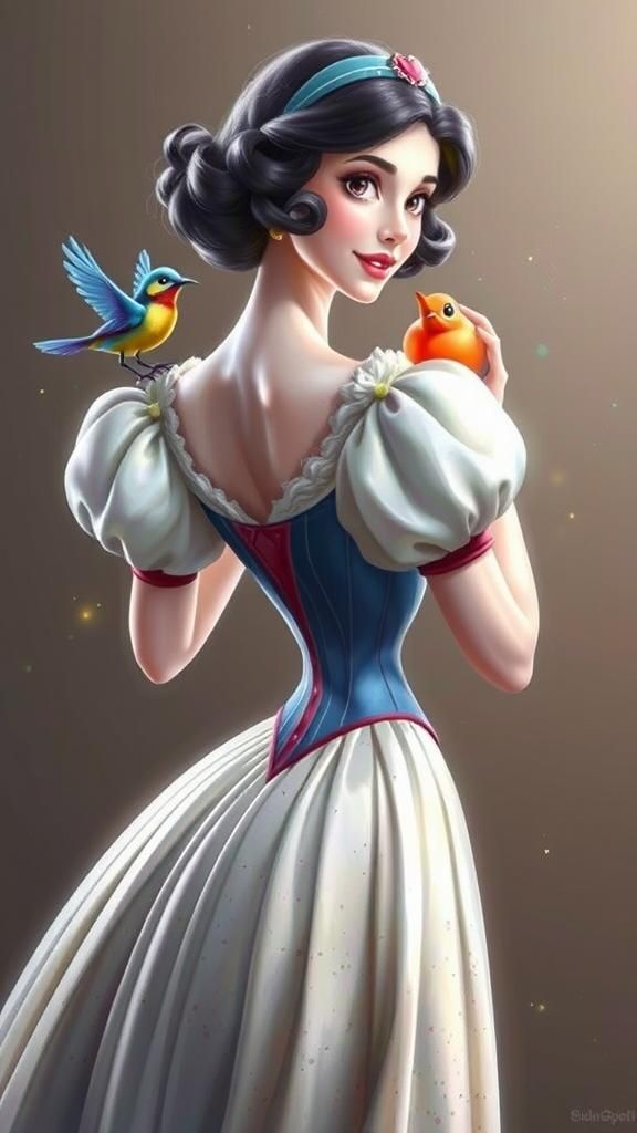 Captivating Woman's Portrait in Hyperrealistic Style