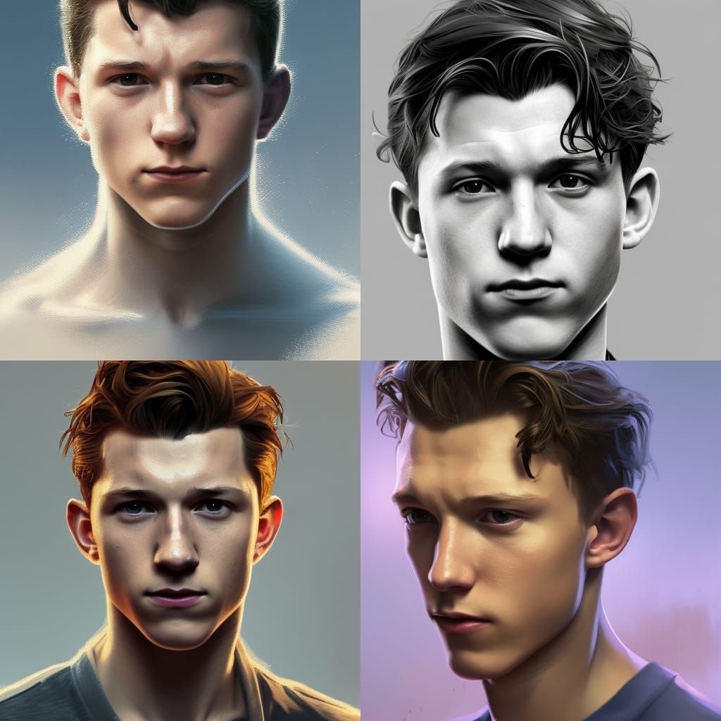 Detailed Portrait with Dynamic Lighting