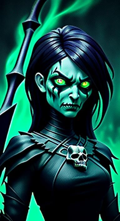 Bikini Reaper in Dark Surrealism