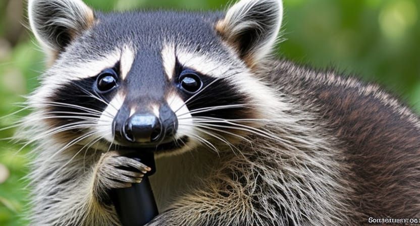 Humorous Raccoon Coffee Meme