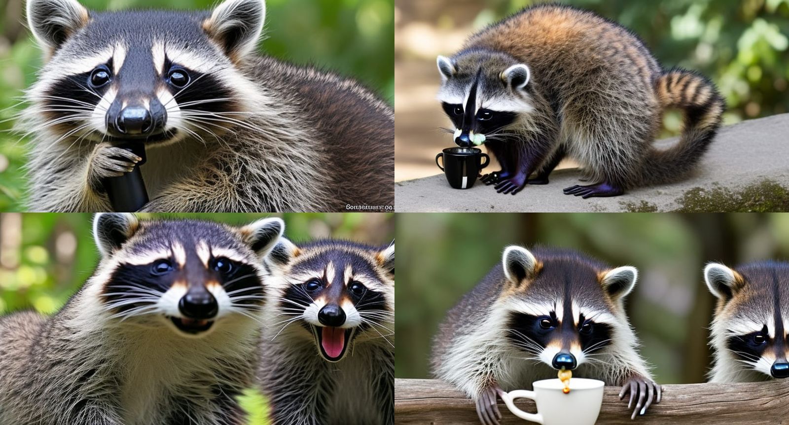 Raccoon Coffee Meme