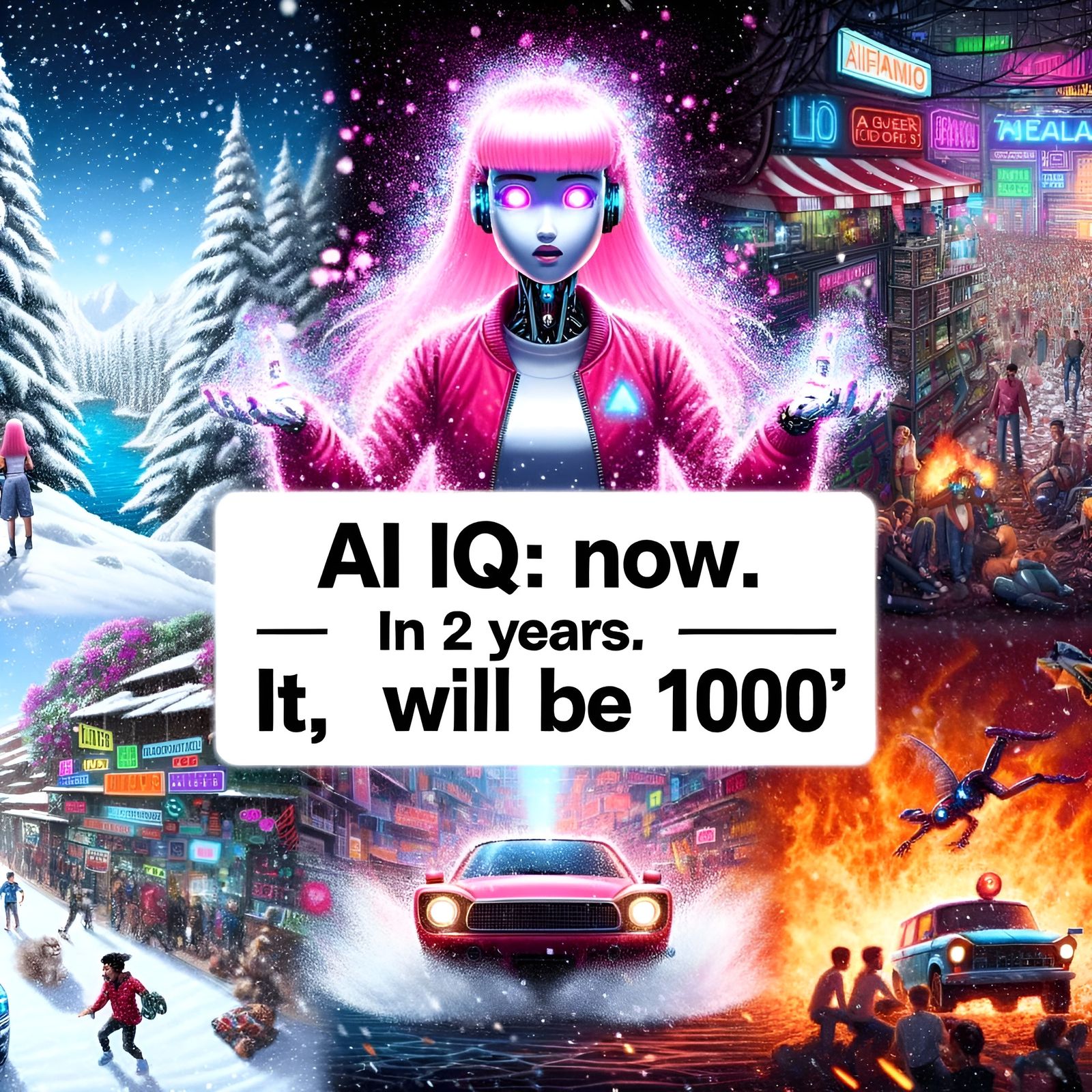 AI Generated Image Based on Minimal Prompt