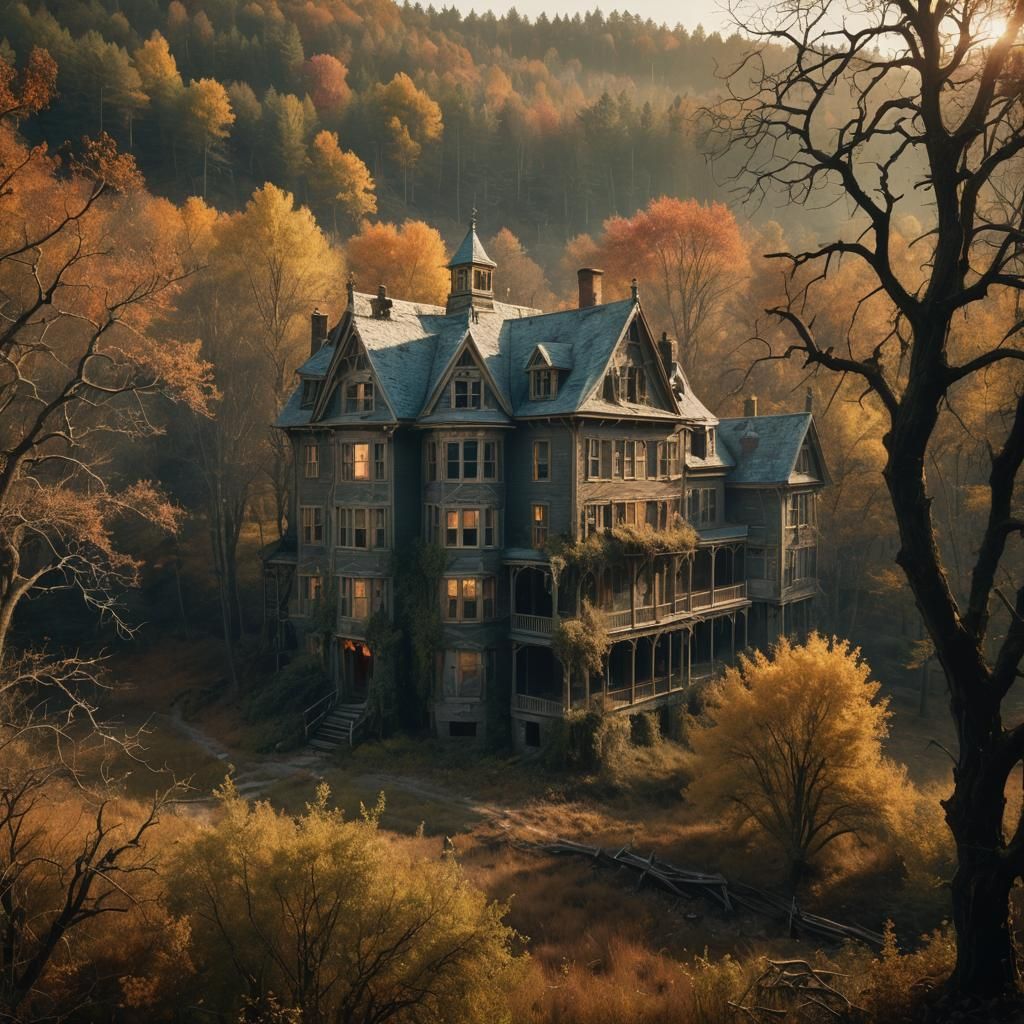 Eerie Estate in White Mountain National Forest