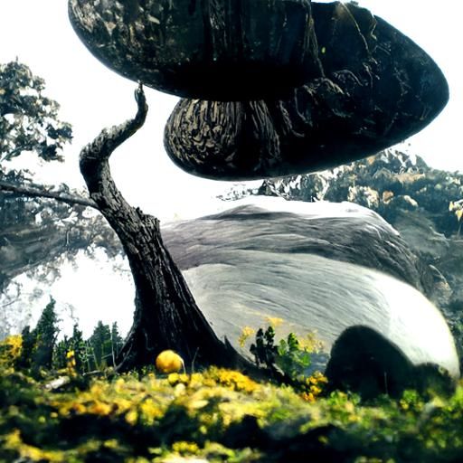 Forest on Acorn: Vintage Photography Style