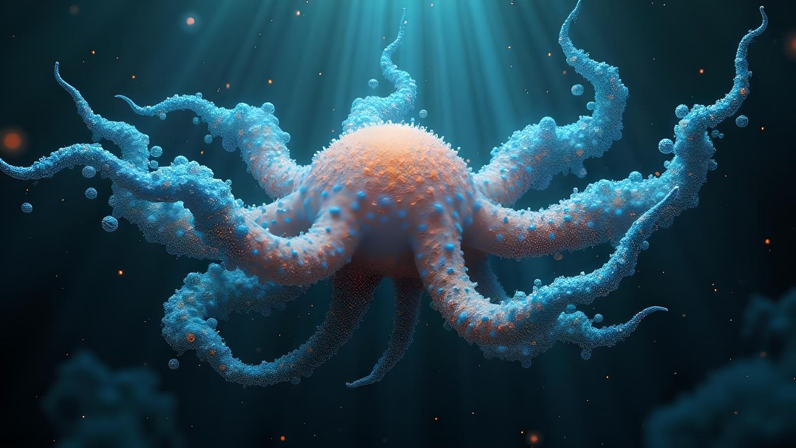 Intricate Fractal Deepsea Kelpoid Blades in Augmented Realit...