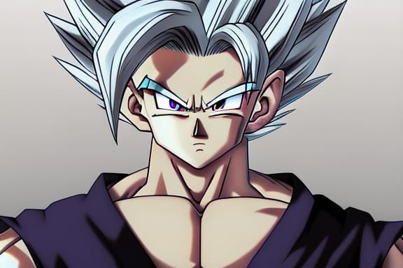 Gohan in High Resolution Dragon Ball Art Style