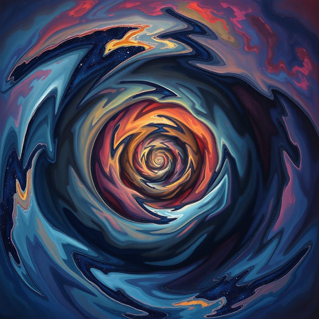 Whirlpool of Wonder in Vibrant Cosmic Colors