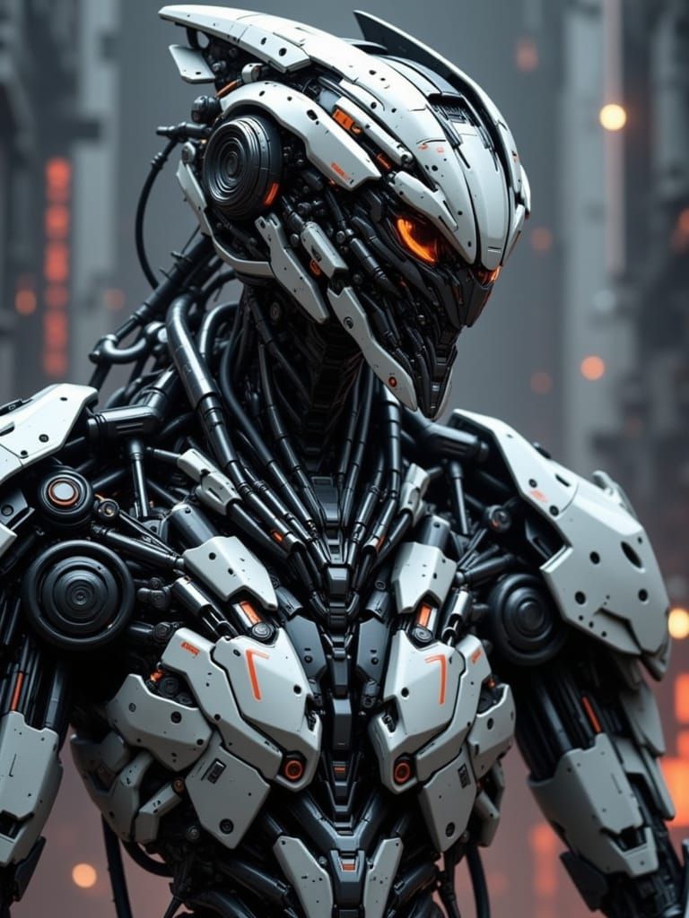 Sleek Ultra-Light Mech Warrior