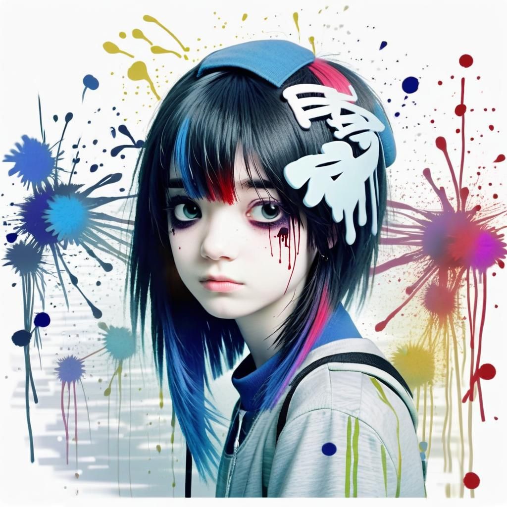 Emo Aesthetic Generated by AI