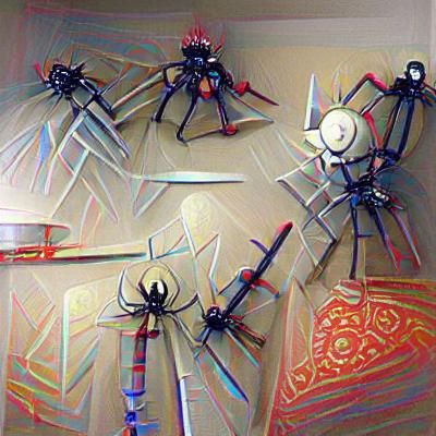 Detailed Spider Close-up: Digital Rendering