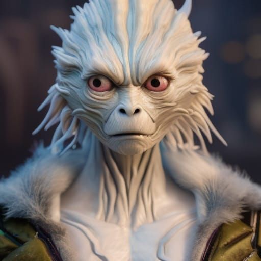 Surreal Character Portrait in Photorealistic Style