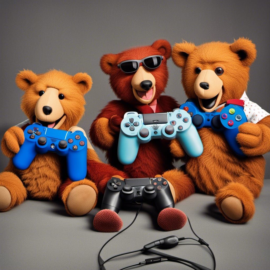 Muppet Bears Gaming on PlayStation