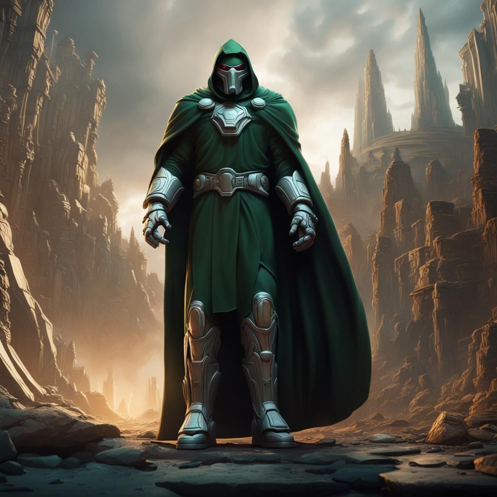 Doctor Doom Matte Painting in Unreal Engine 5