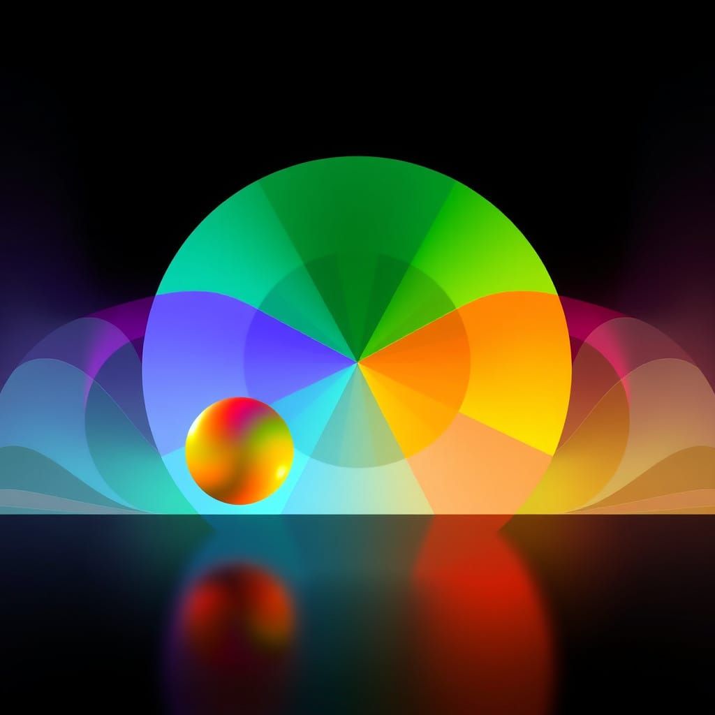 Surreal Equilibrium in Vibrant Tonal Harmony