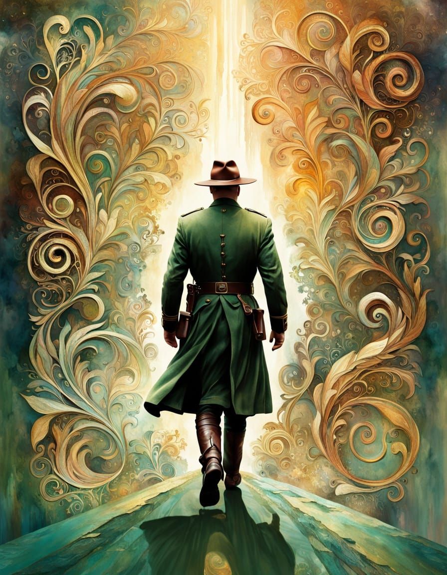 The Green Mile Reimagined as a Surreal Space Masterpiece