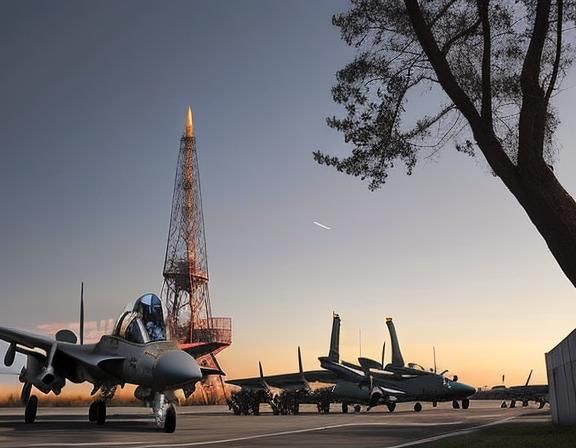 Military Aircraft in Flight
