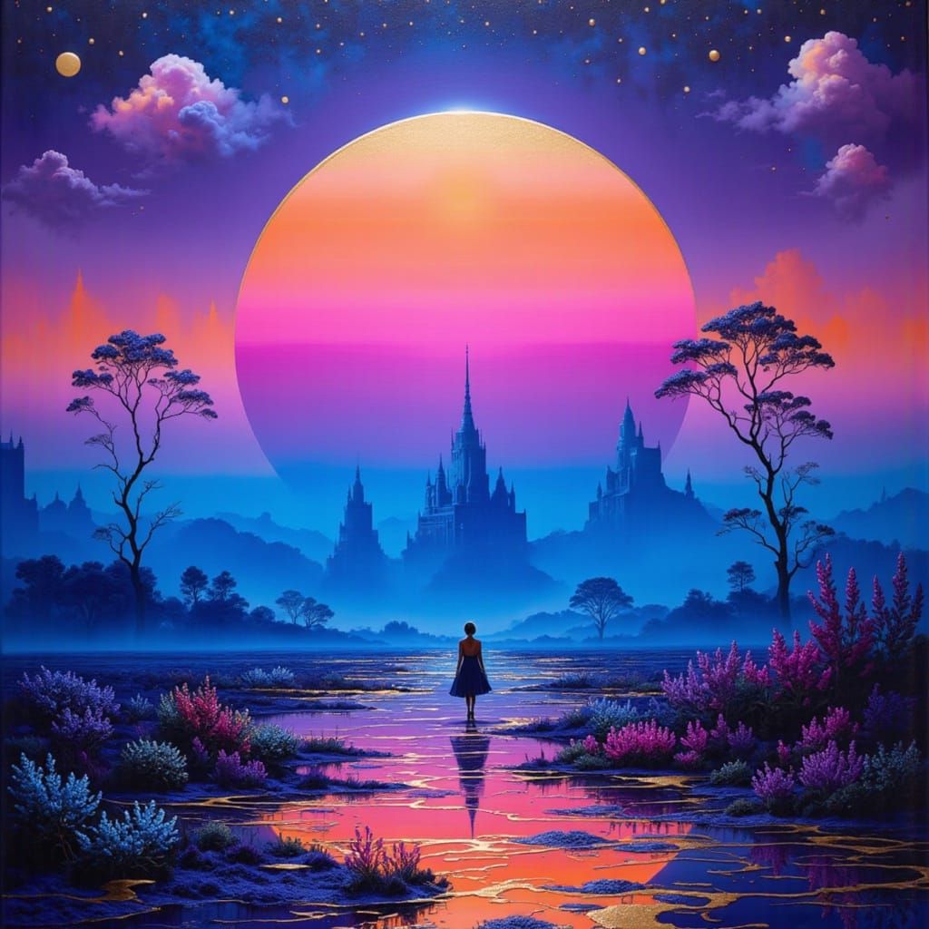 kissed by glimmers of gold