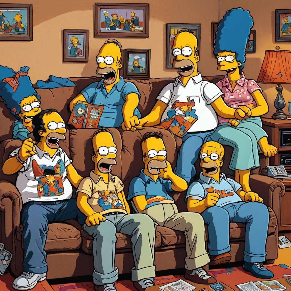 El Bundy Joins the Simpsons for a Hilarious Laughter Session