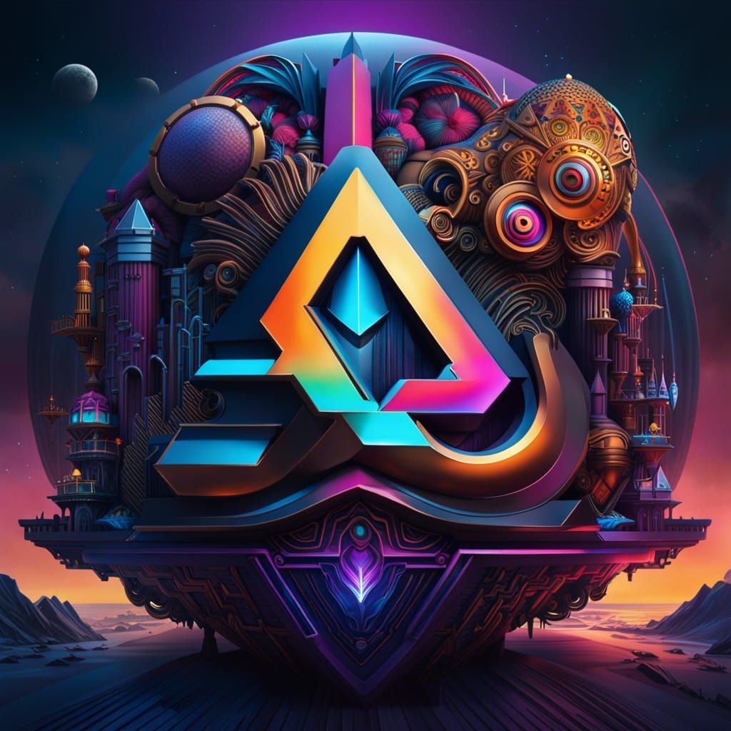 Stunning Detailed 2D Logo in Digital Matte Painting