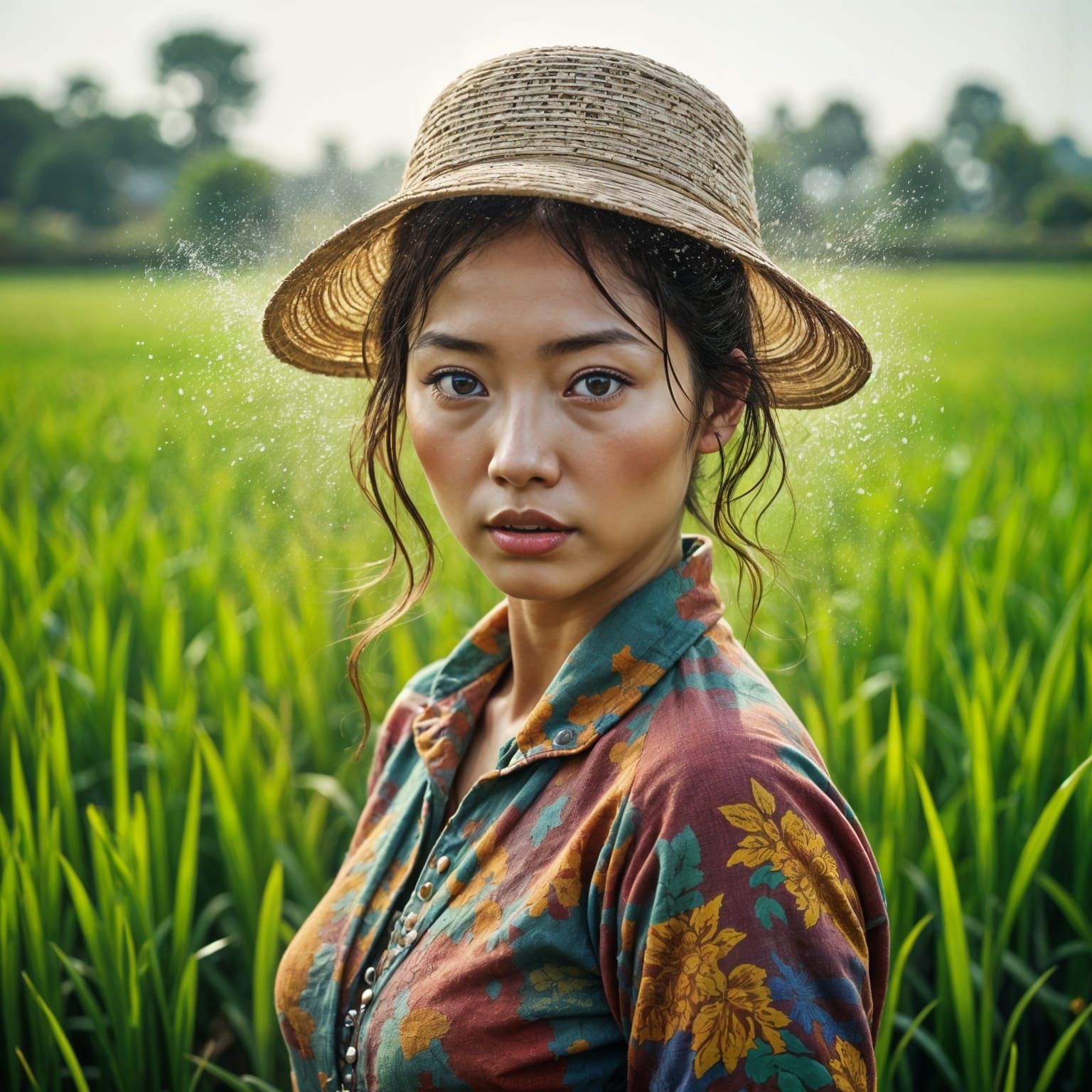A Cinematic Portrait of a Vietnamese Rice Farmer