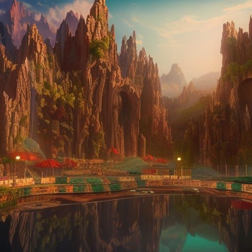 Money Rich Gucci: Detailed Fantasy Concept Art
