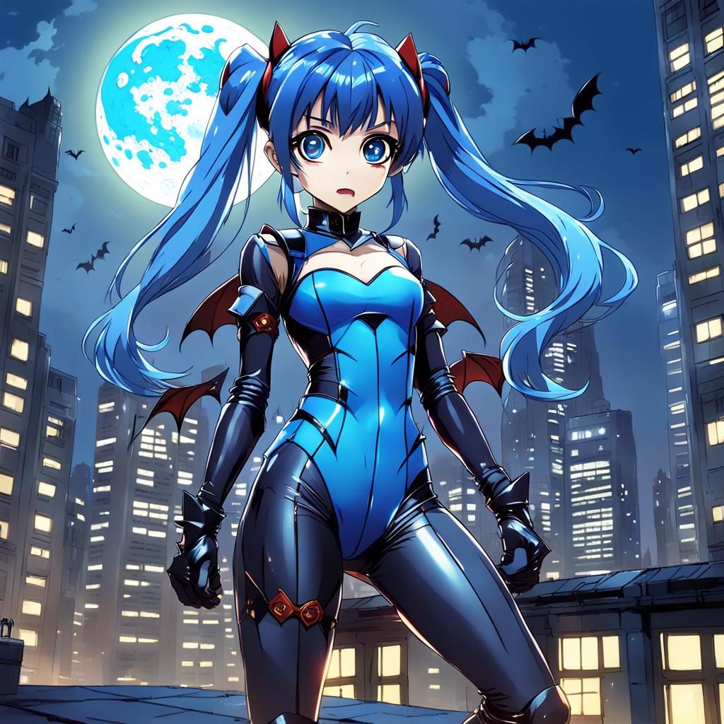 Bat-Cub and the Moon