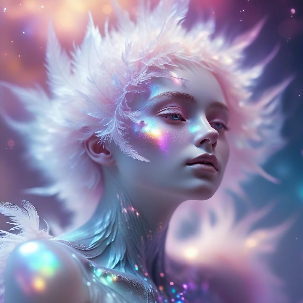 Ethereal Entity in Dreamy Digital Art