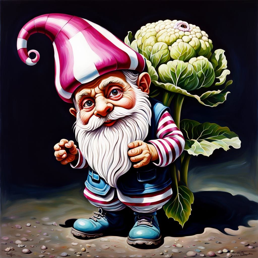 Cauliflower gnome.