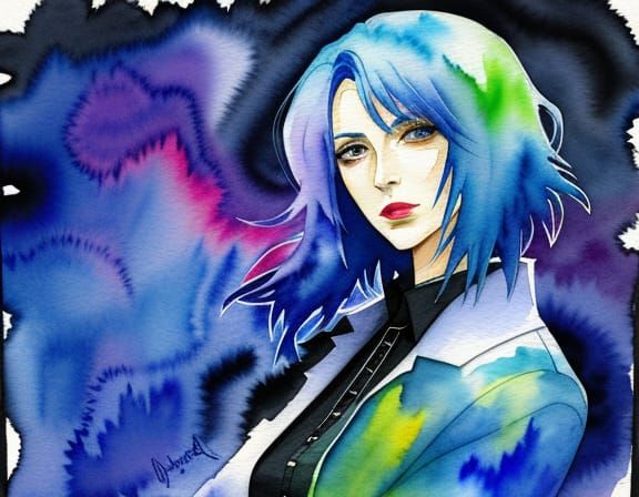 Surreal Dreamcore Watercolor Inspired by Lenora Carrington