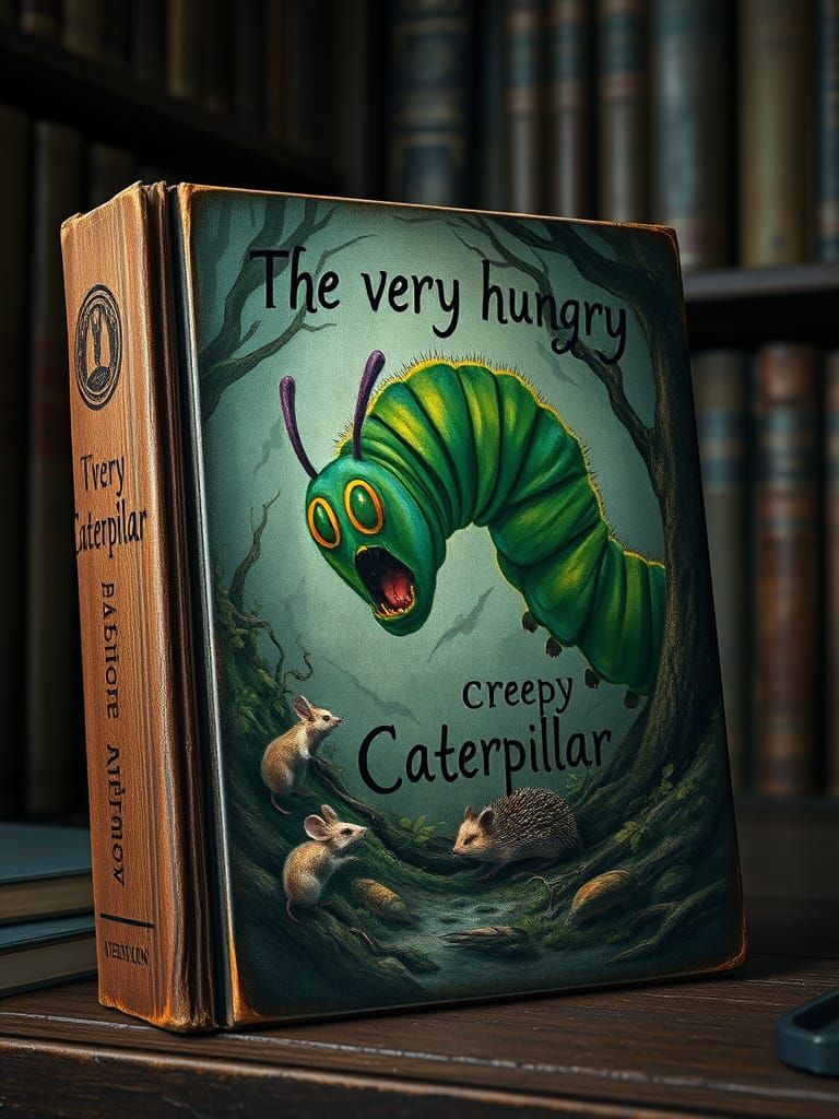 Dark Art Interpretation of 'The Very Hungry Caterpillar' in ...