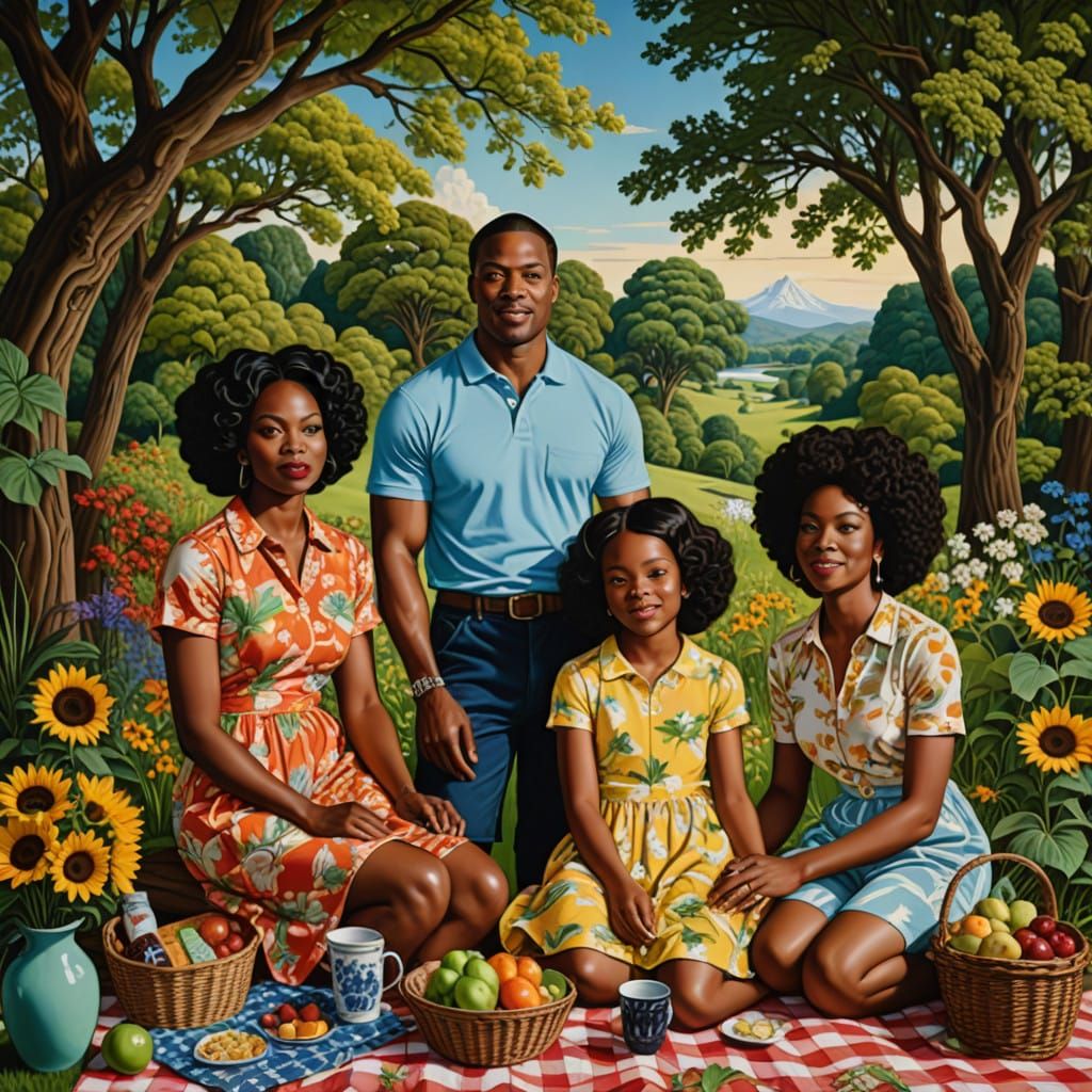 A Perfect Picnic Day with Family 🌻🍎