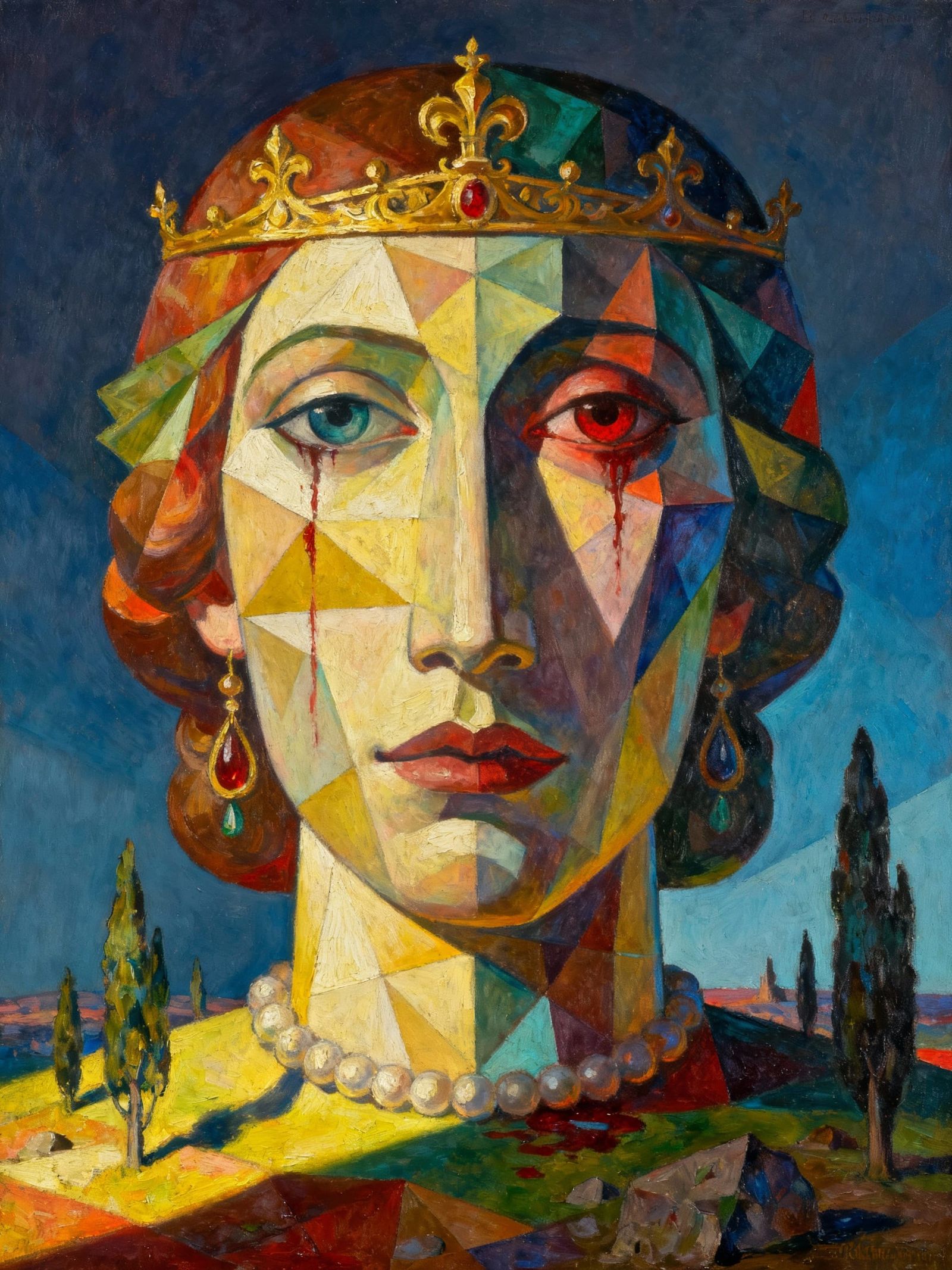 Surreal Love Landscape: Pain and Pleasure in Oil