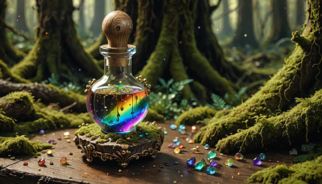 Macabre Fantasy Vial of Rainbow Tears