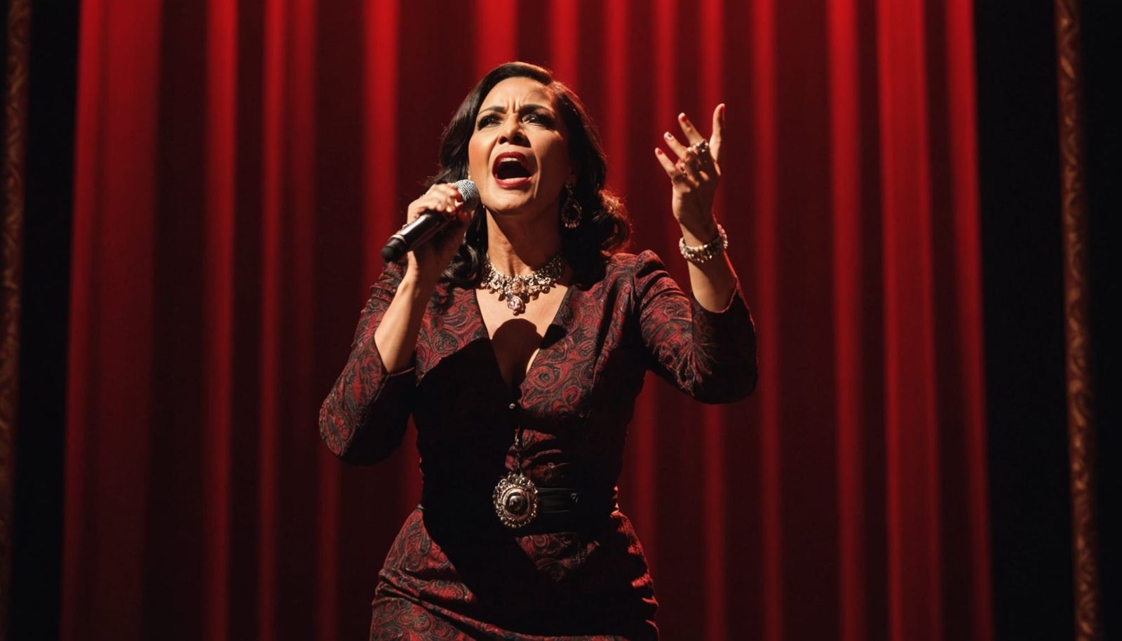 Diva Singer Conveys Powerful Message on Theater Stage