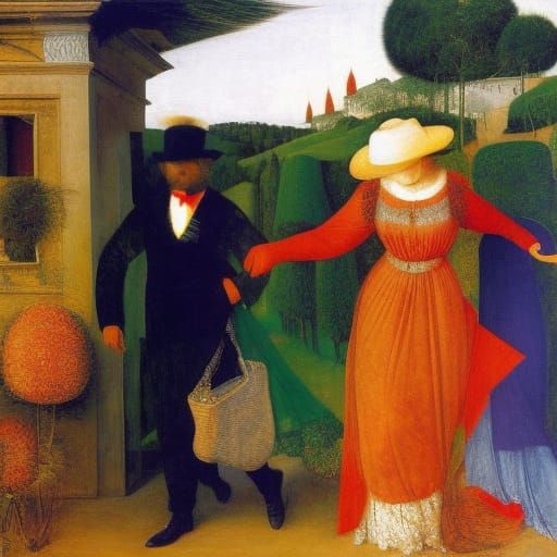 Hedgehog in Fedora Inspired by Renaissance Masters