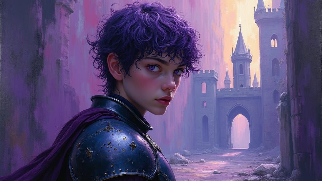 androgynous young adventurer