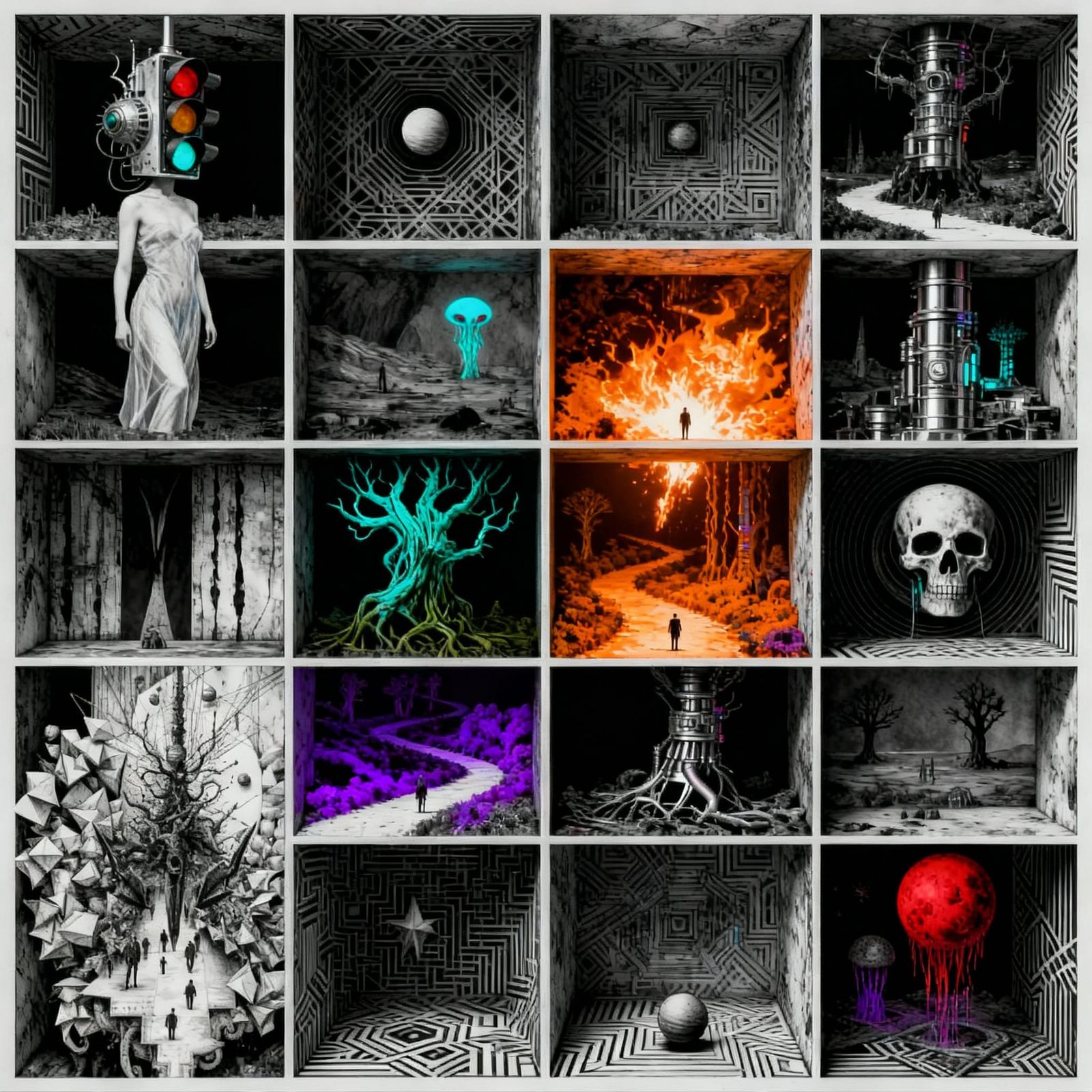 Surreal Euphoric Dystopia Chambers