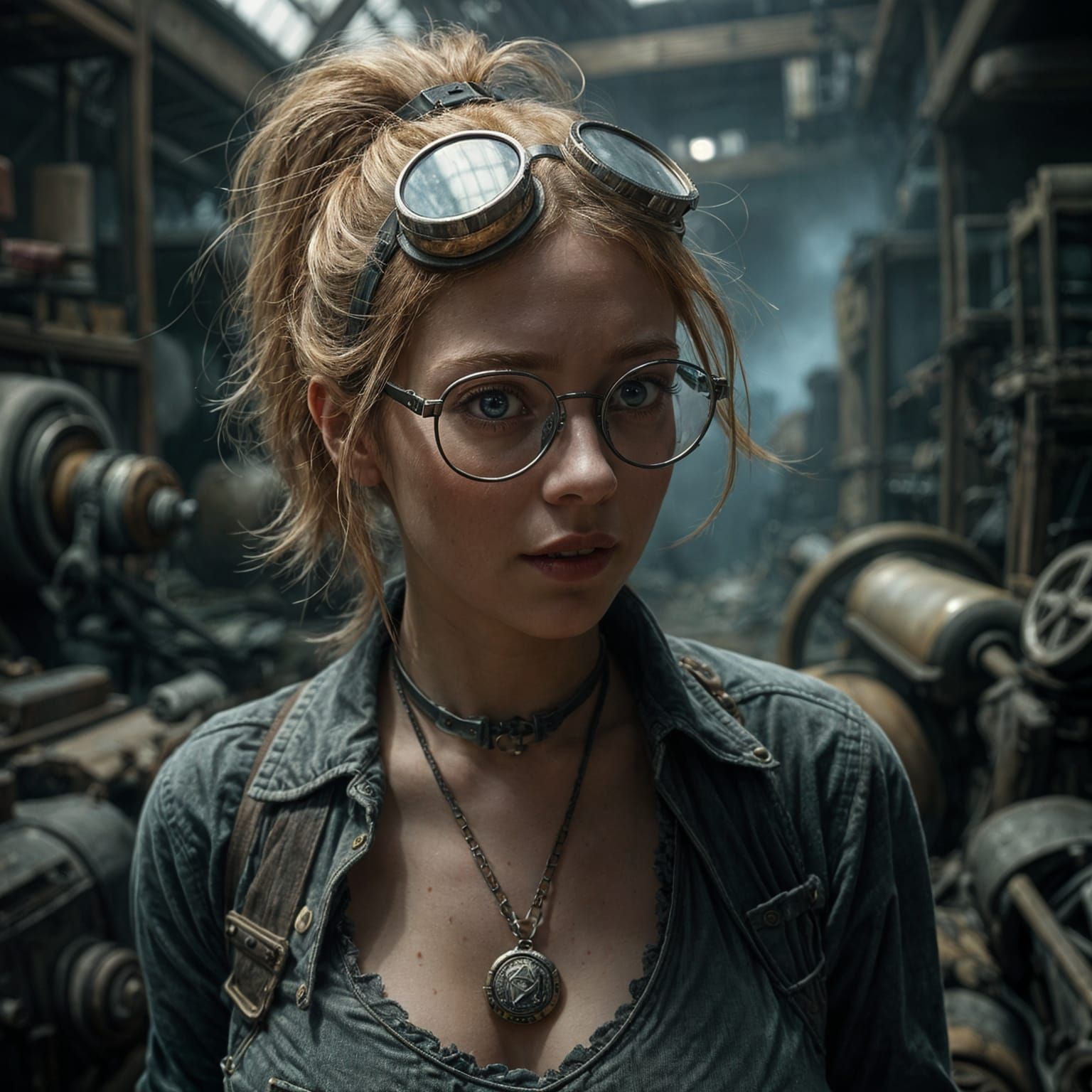 Agatha Heterodyne Discovers Hidden Beauty in a Junkyard
