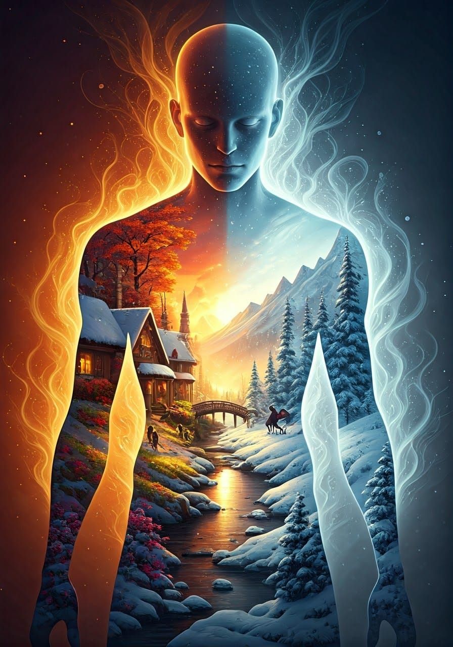 Surreal Autumn God Reveals Winter Landscape