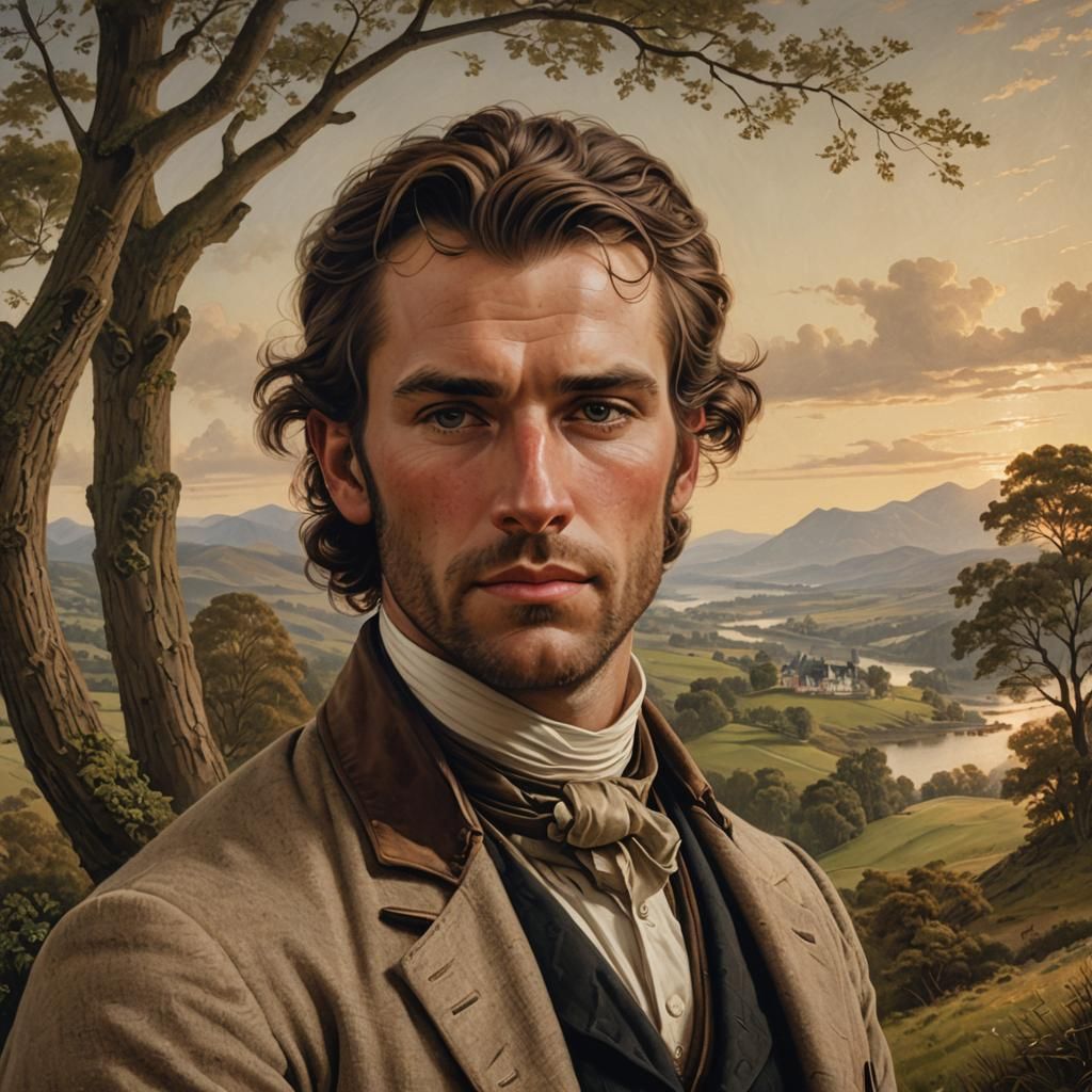 Historical Realism Portrait of Fordyce Alexander