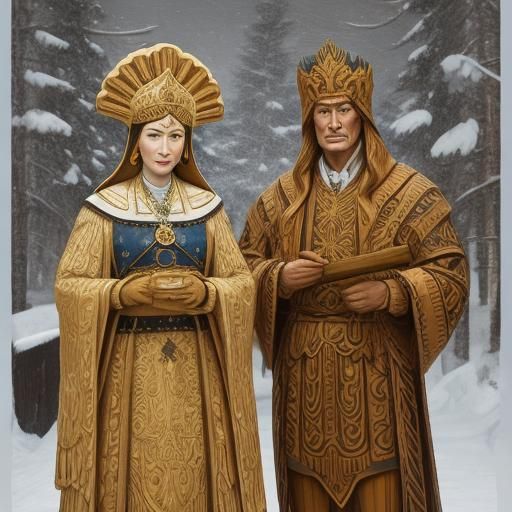 Contemplative Wood Carving Inspired by Historical Masters