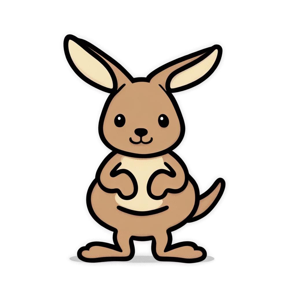 Cute Little Kangaroo Image