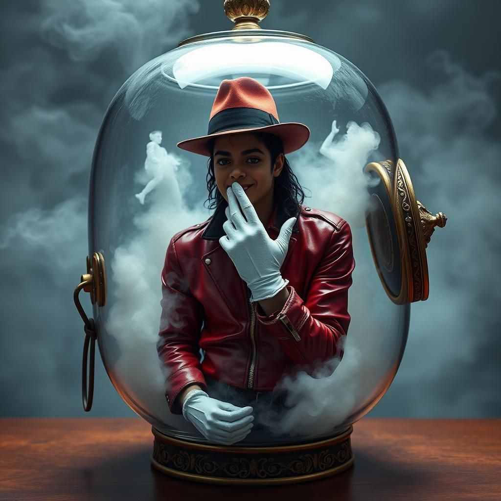 Michael Jackson in a Jar: Surreal Pop Art
