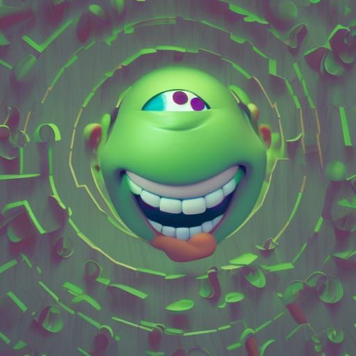 Sneezing Emoji in Pixar Disney 3D Style