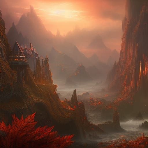 Fantastical Matte Painting: The Final Glimpse of Light