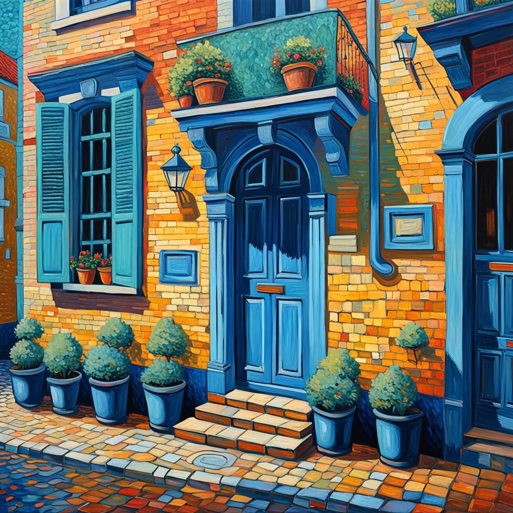 Expressionist Oil Painting: Life and Mortality