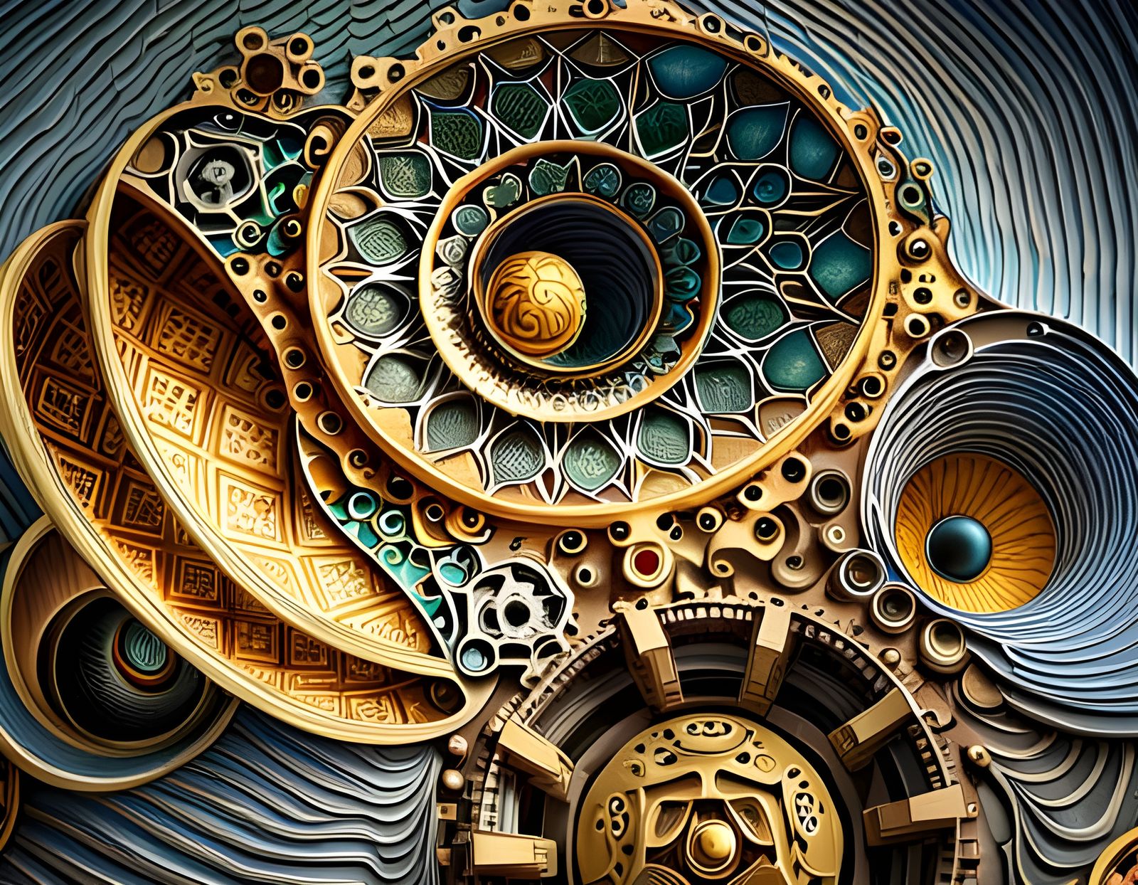 Abstract geometric psy-art 20apr23