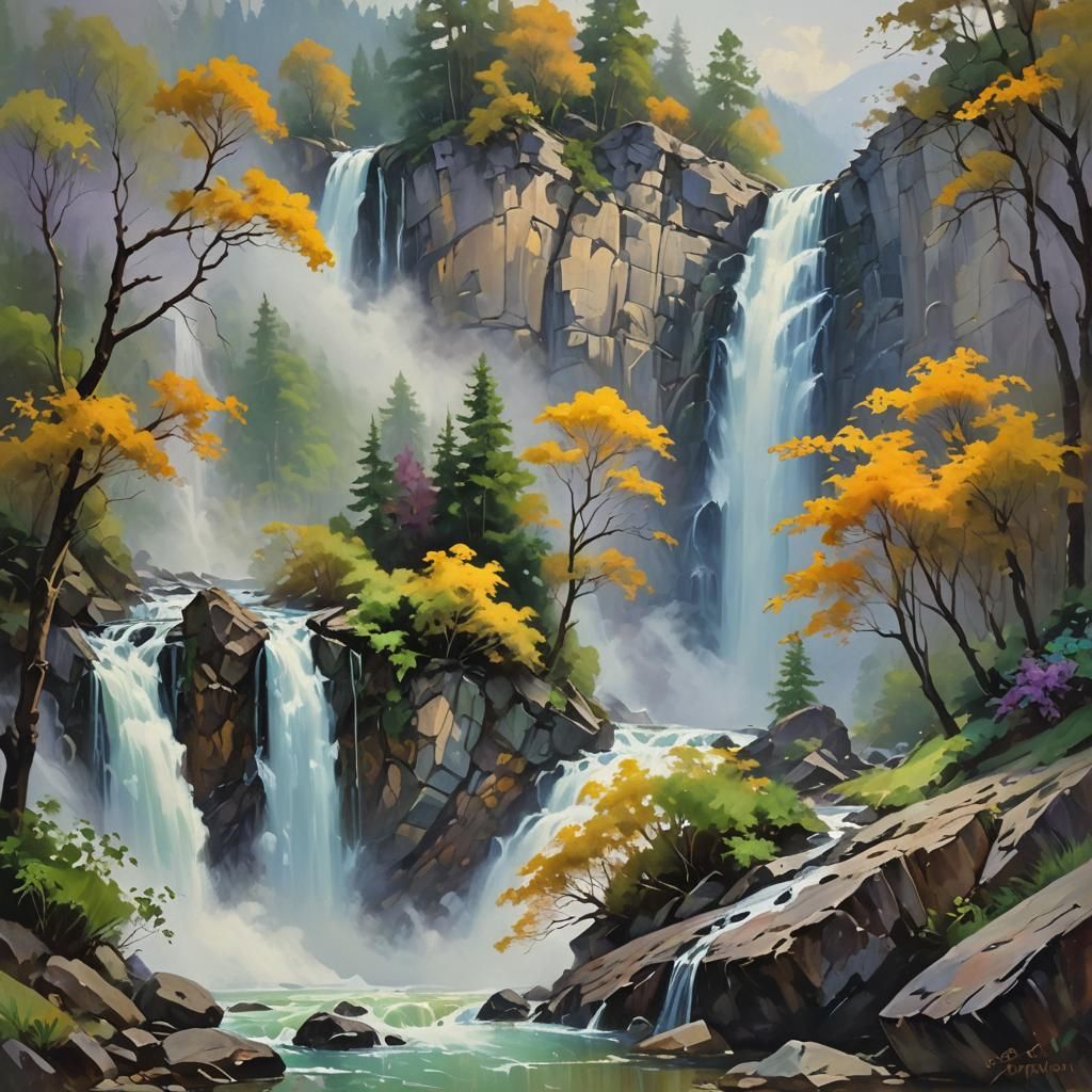 Landscape #1 ___ inspired by Ian Painter