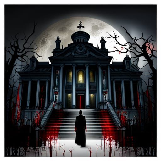 Creepy Haunted Mansion with Evil Spirits