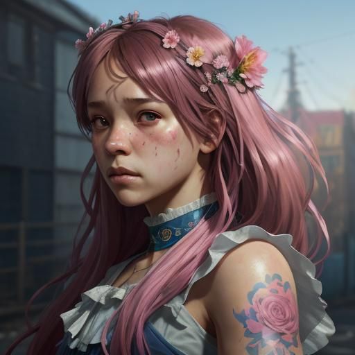 Detailed Portrait of Maid in South Bronx